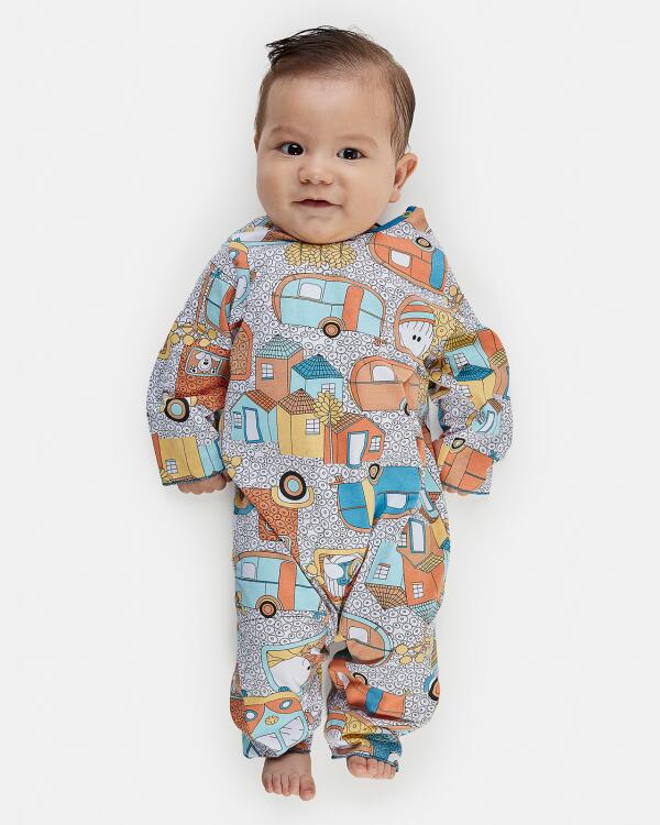 Macacão Masculino Bebe Manga Longa