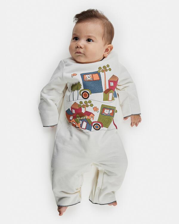 Macacão Masculino Bebe Manga Longa Moletinho