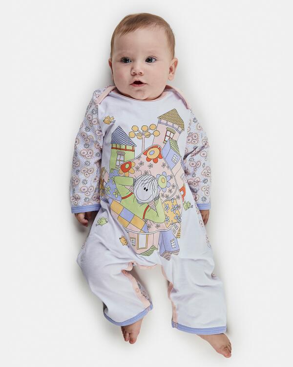 Macacão Feminino Bebe Manga Longa