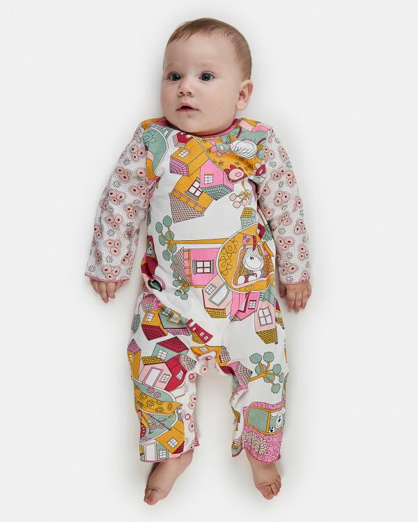 Macacão Feminino Bebe Manga Longa Moletinho