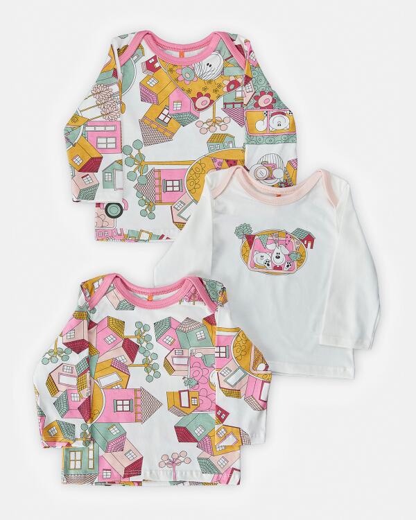 Kit Pagão Feminino Bebe Manga Longa