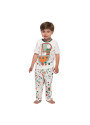 Pijama Masculino Infantil  Manga Curta e Calça    