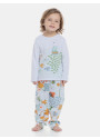Pijama Infantil Masculino manga longa e calça Bill