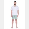 Pijama Masculino Manga Curta Sonhart e Short Verde