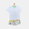 Conjunto de Pijama Masculino Adulto Manga Curta e Short