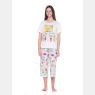 Loja Online Sonhart | Pijama Feminino Adulto manga curta e corsário 