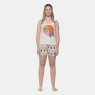 Pijama Feminino Curto Regata Média e Short Estampado