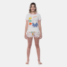 Pijama Feminino Baby-Look Manga Curta e Short Pat