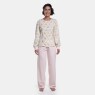 Pijama Homewear Feminino Manga Longa e Calça Rose
