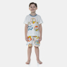 Conjunto de Pijama Infantil Masculino  Curto e Bermuda Bill e Jim