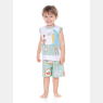 Sonhart Pijama Masculino Infantil Regata e Short Estampa Bill