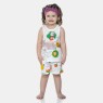 Pijama Feminino Infantil Regata e Short Nina e Ted