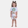 Pijama Sonhart Infantil Feminino Manga Curta e Short