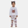 Conjunto de Pijama Feminino Infantil Manga Longa e Calça Pat