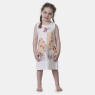 Pijamas Sonhart | Camisola Infantil Menina regata Média Estampa Pat     