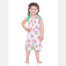 PIJAMA MACACÃO ALÇA FEMININO INFANTIL