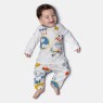 Pijama Sonhart Bebê Menino Manga Longa e Calça Estampa Ted e Nina