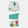 Kit mijão Curto Bebê Menino 3 Peças Estampado