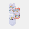 Kit body cavado Bebê Menina Até 12 Meses