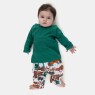 Pijama Bebê Manga Longa Tic-Tac e Calça Estampada Unissex