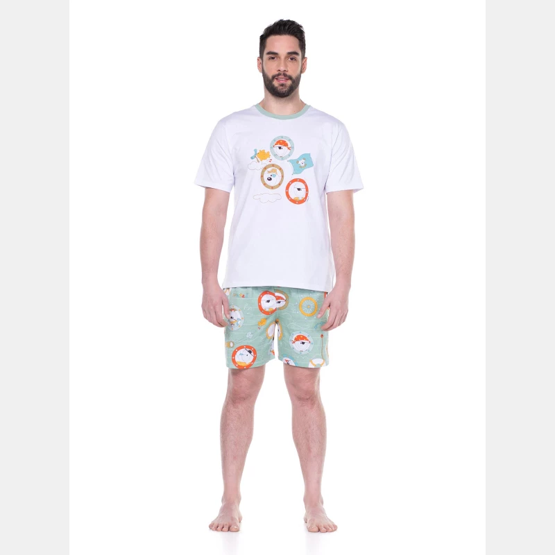 Conjunto Masculino Adulto Manga Curta e Short
