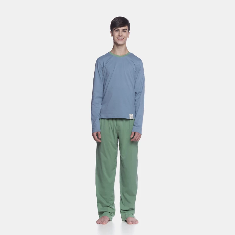 Conjunto Masculino Adulto Manga Longa e Calça