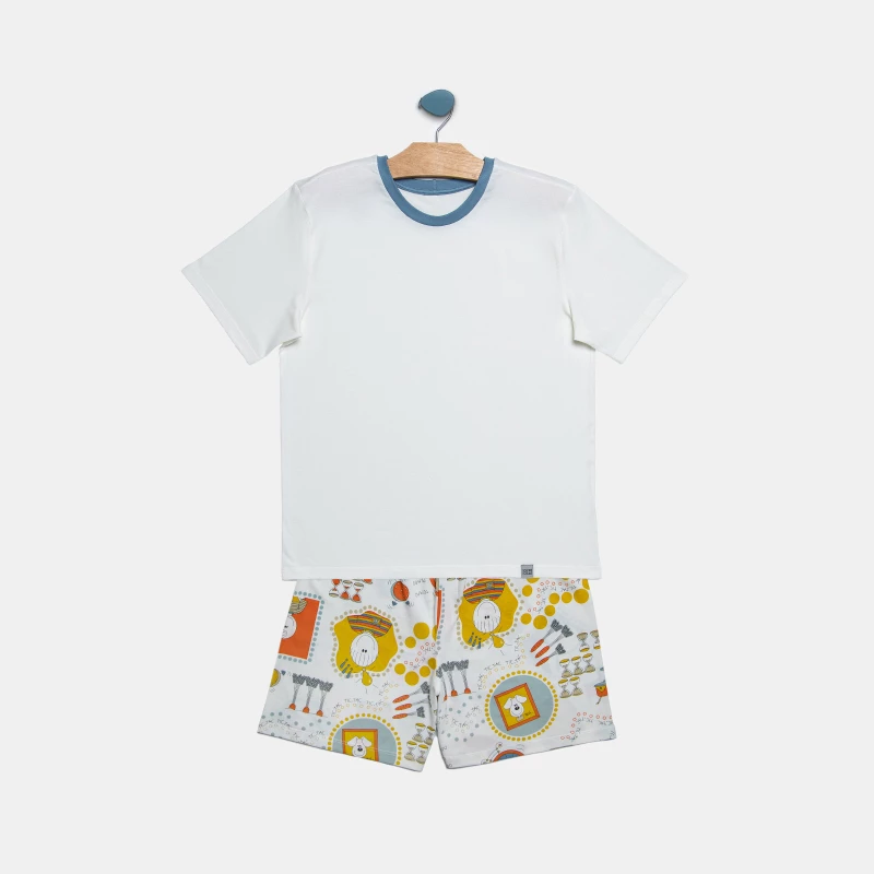 Pijama Manga Curta e Short