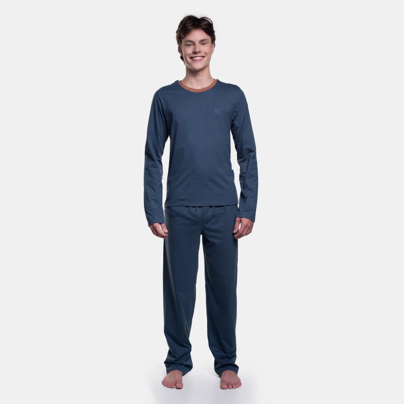 Pijama Manga Longa e Calça