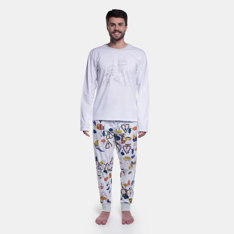 Pijama Manga Longa e Calça