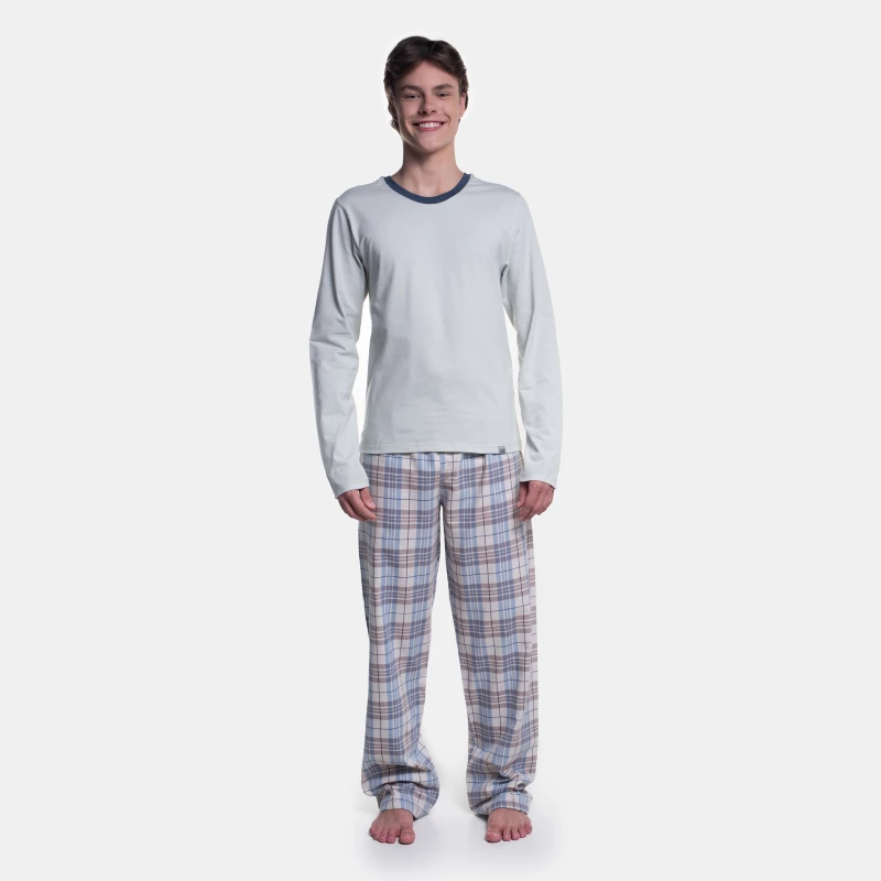 Pijama Manga Longa e Calça