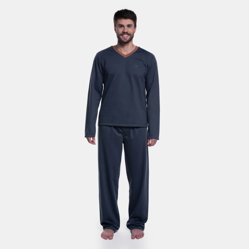 Pijama Manga Longa e Calça