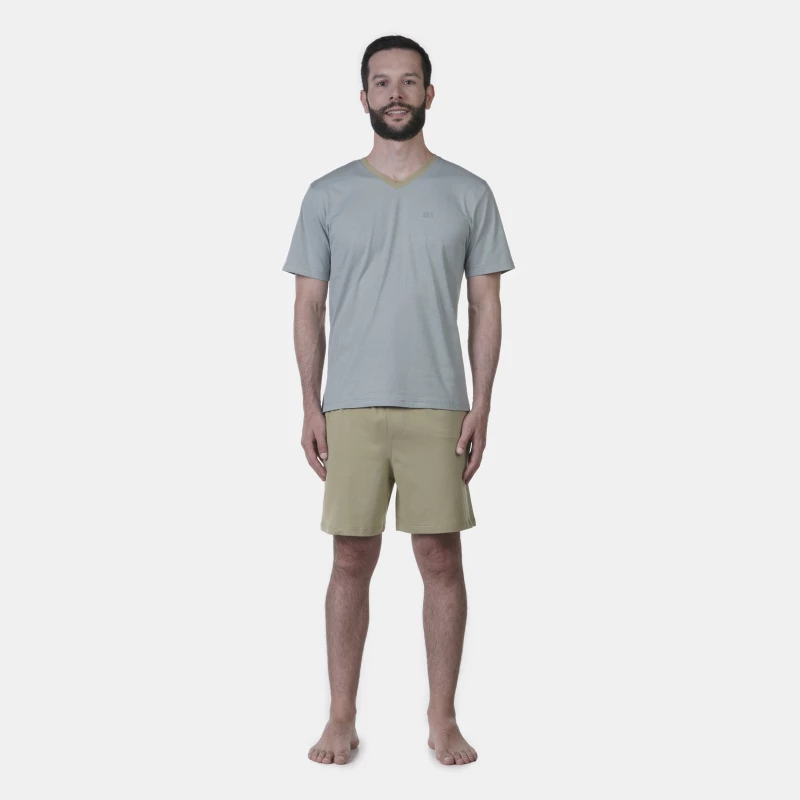Pijama Masculino Sonhart manga curta e short   