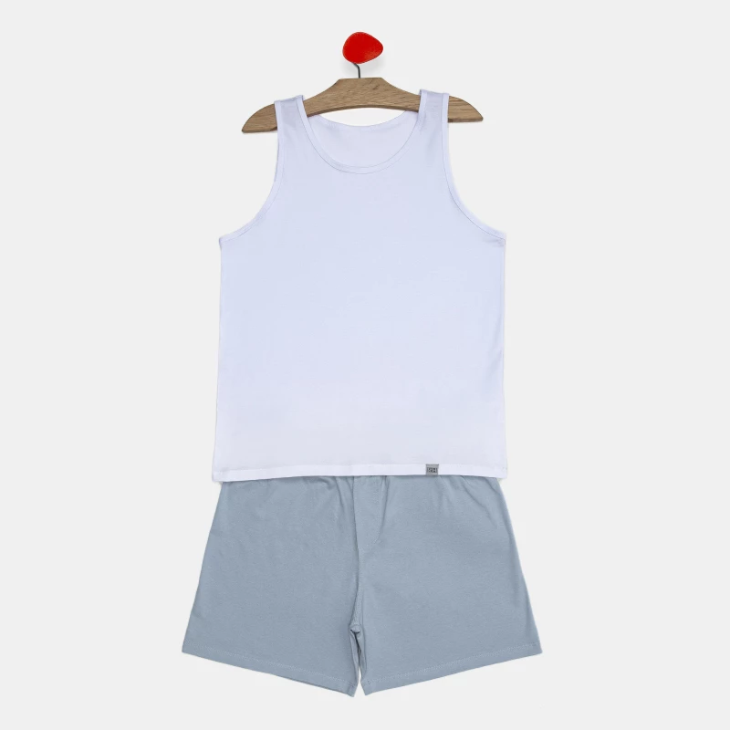 Pijama Masculino Adulto Regata e Short 