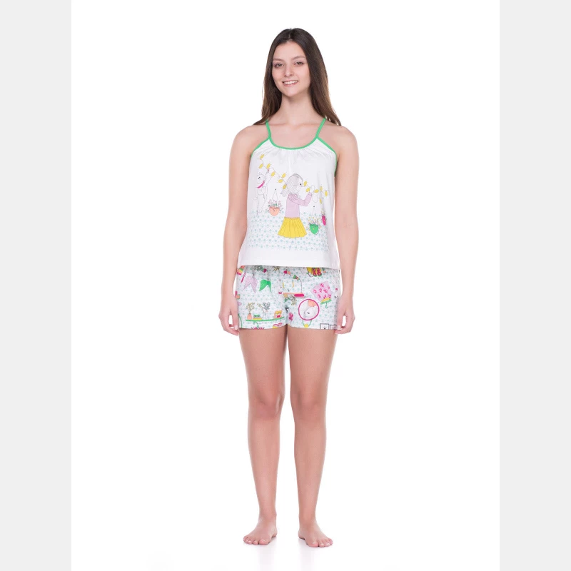 Conjunto Feminino Adulto Alça e Short