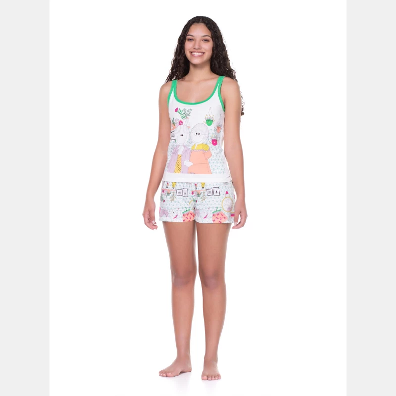 Conjunto Feminino Adulto Regata e Short