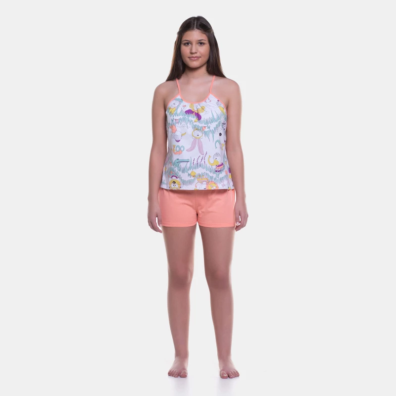 Pijama alça e short     