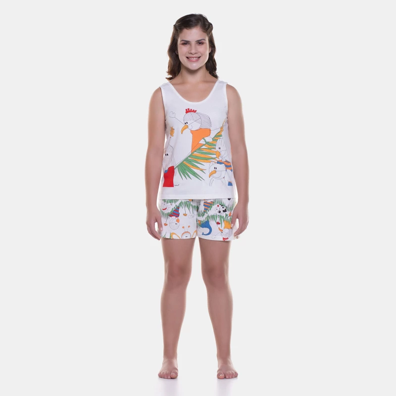 Pijama regata e short