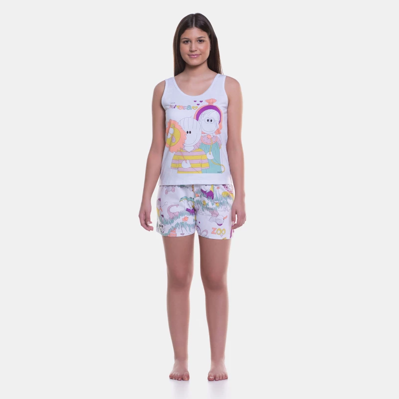 Pijama regata e short
