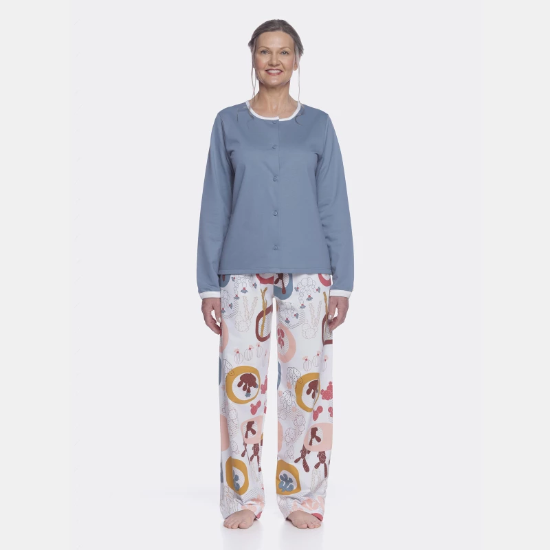 Homewear clássico manga longa e calça
