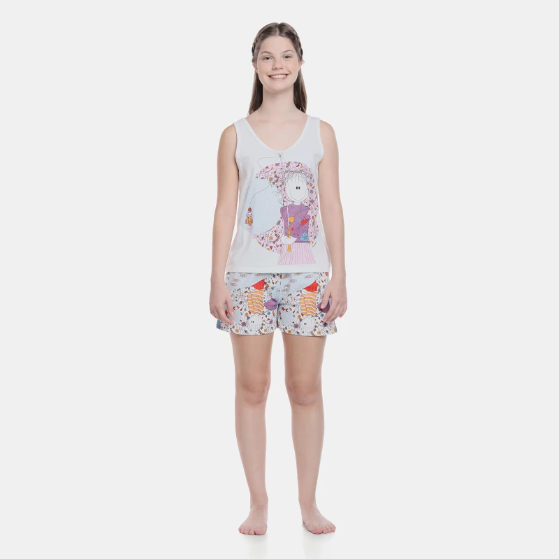 Pijama regata e short  