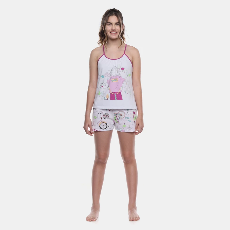 Pijama Alça e Short