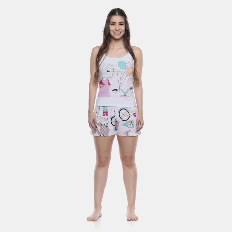 Pijama Alça e Short