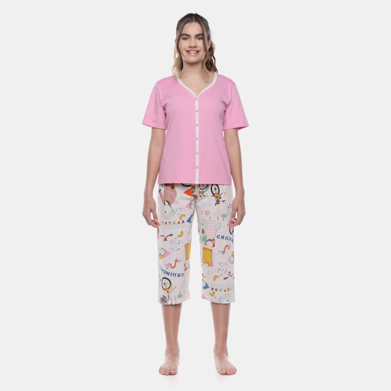 Homewear Manga Curta e Corsário