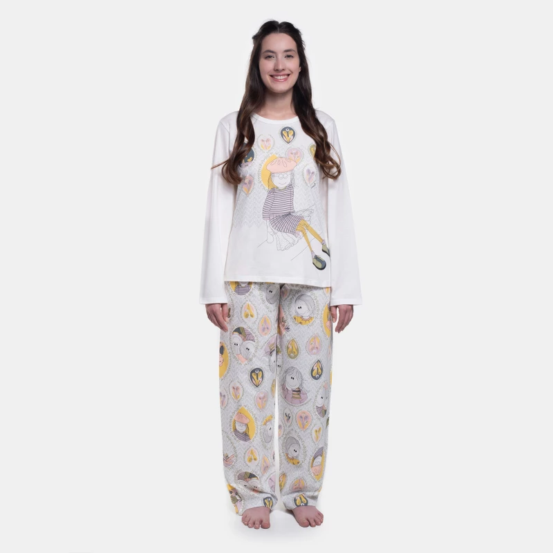 Pijama Manga Longa e Calça