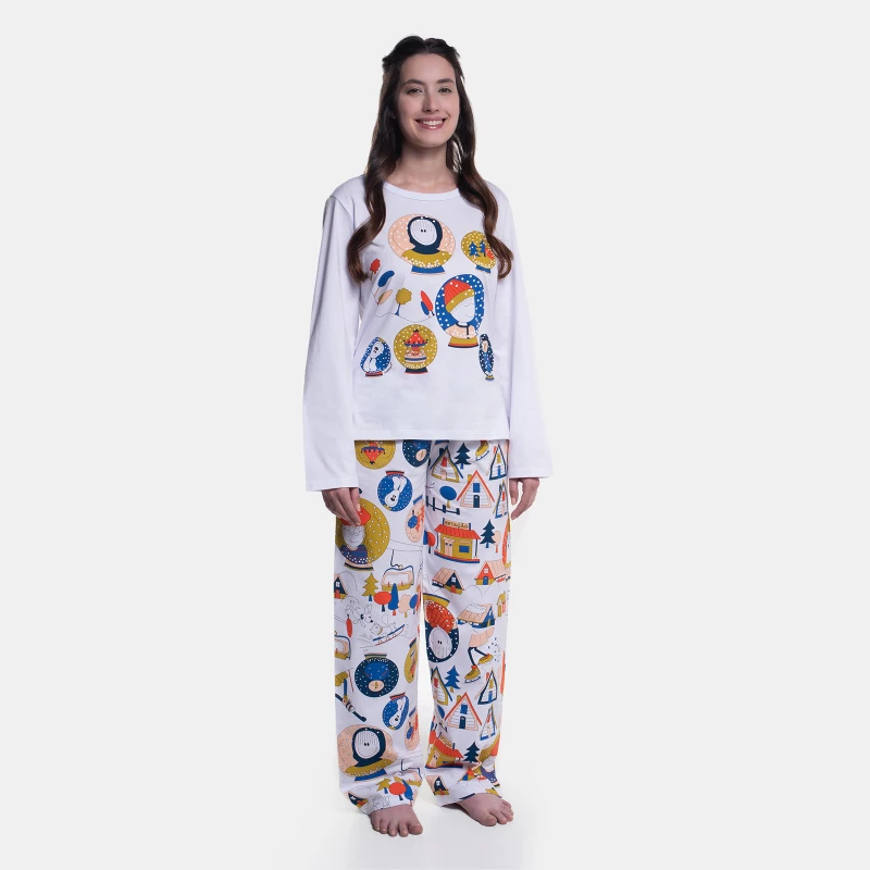 Pijama Manga Longa e Calça