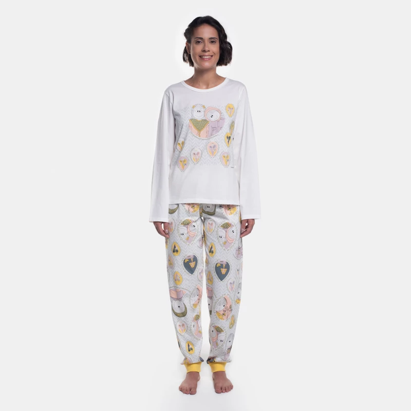 Pijama Manga Longa e Calça