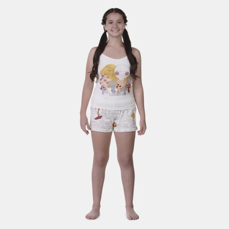 Pijama Alça e Short