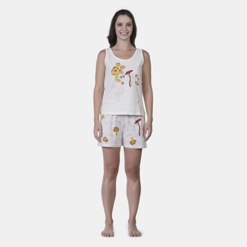 Pijama regata e short  