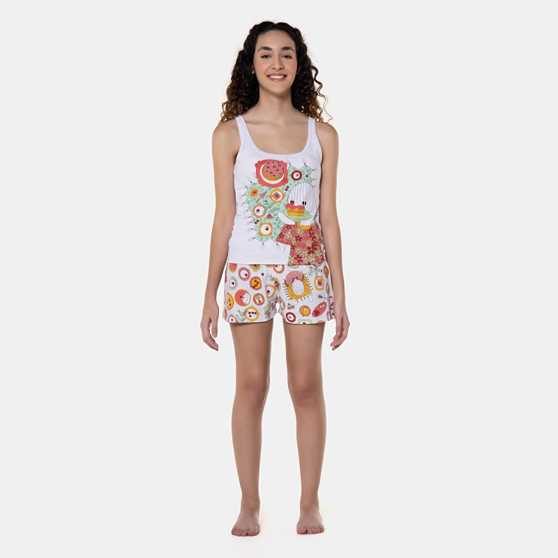 Pijama regata e short