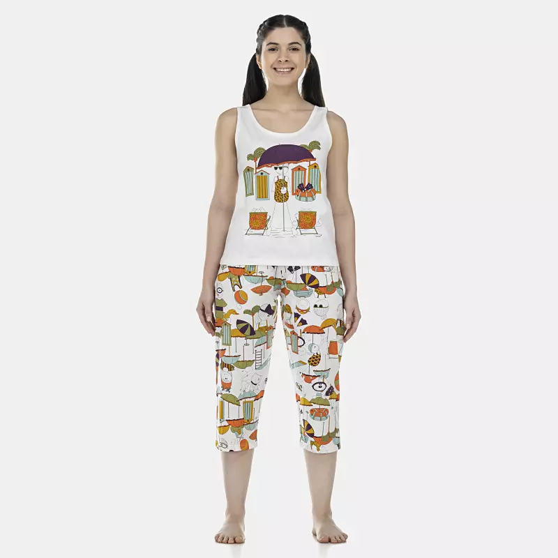 Pijama Feminino Adulto Regata e Corsário